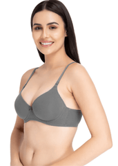 Amante Carefree Confidence Bra - Steel Grey