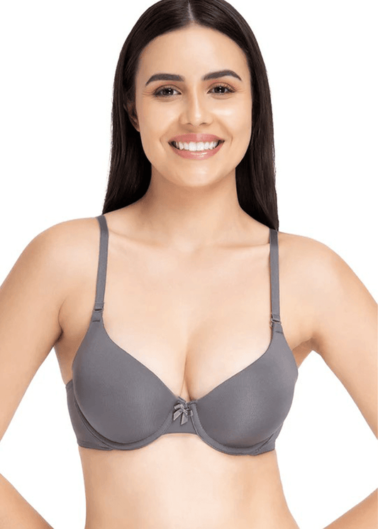 Amante Everyday Smooth Wired Bra - Steel Grey