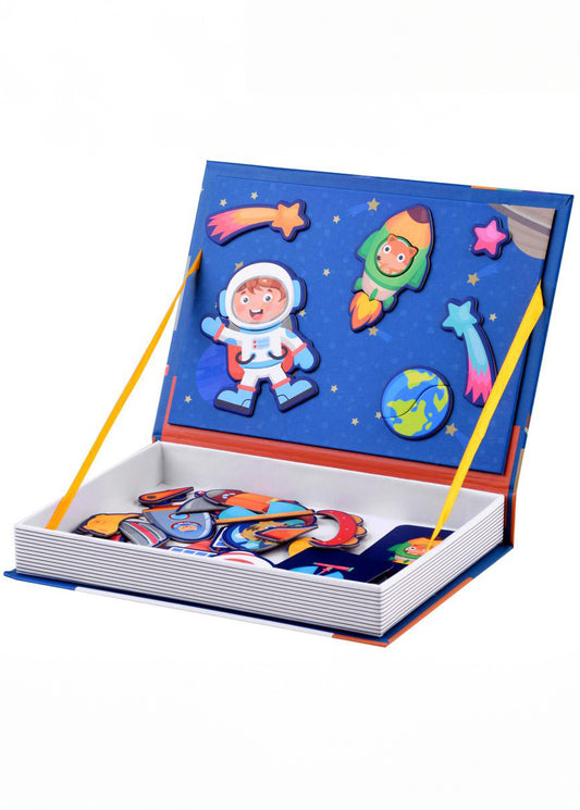 Kids Magnetic Educational Book - Space