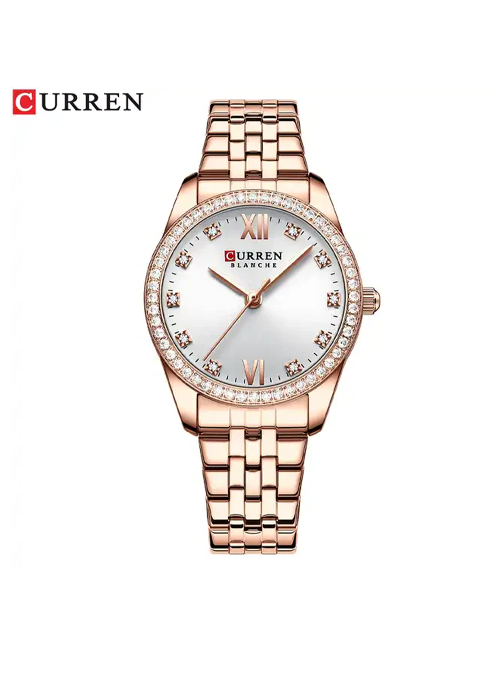 Curren Women's Rose Gold Color Watch