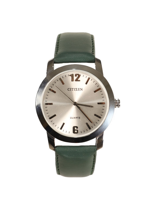 Leather Strap Men's Watch