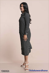 Tendenza Noelle Print Stretch Dress