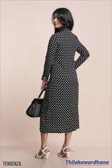 Tendenza Noelle Print Stretch Dress