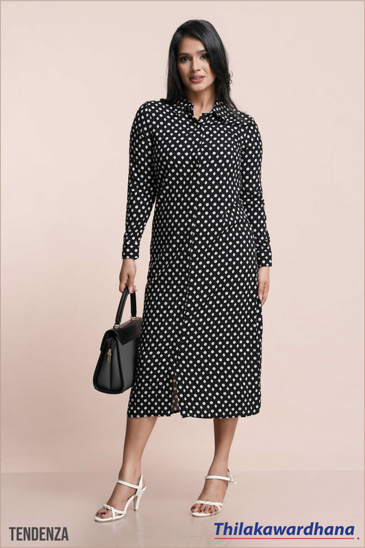 Tendenza Noelle Print Stretch Dress