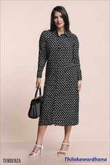 Tendenza Noelle Print Stretch Dress