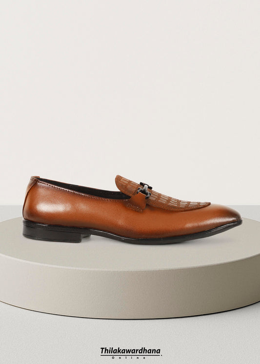 Croc Leather Loafer Shoe