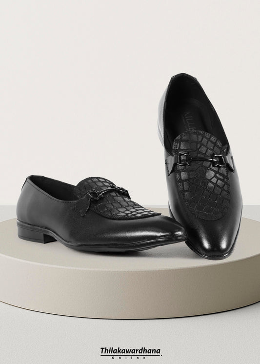Croc Leather Loafer Shoe