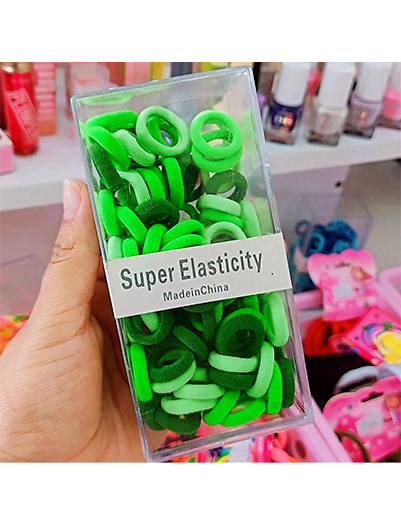 Hair Elastic Band Box With Various Colors