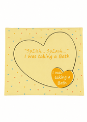 Velona Baby Towel Prints In Color Background Size (26 X 40)