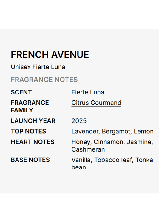 French Avenue Unisex Fierte Luna EDP - 80ML
