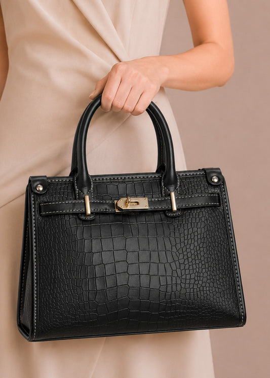 Imported Leather Hand Bag
