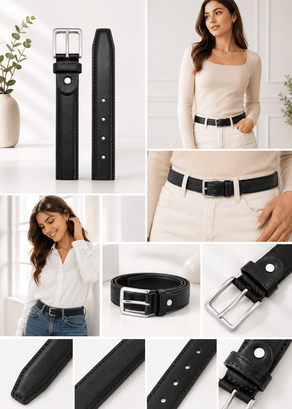 Women's Classic Black Belt