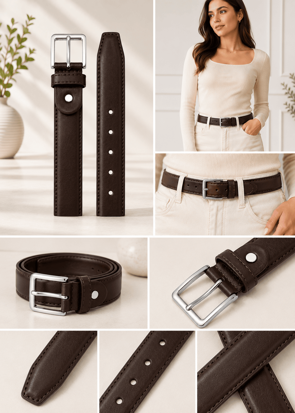 Women's Classic Brown Belt