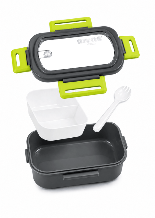 Lunch Box with Divider & Spoon – 1100ml | BPA-Free