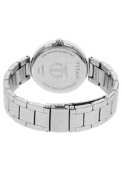 Titan Workwear Silver Dial  Watch For Women