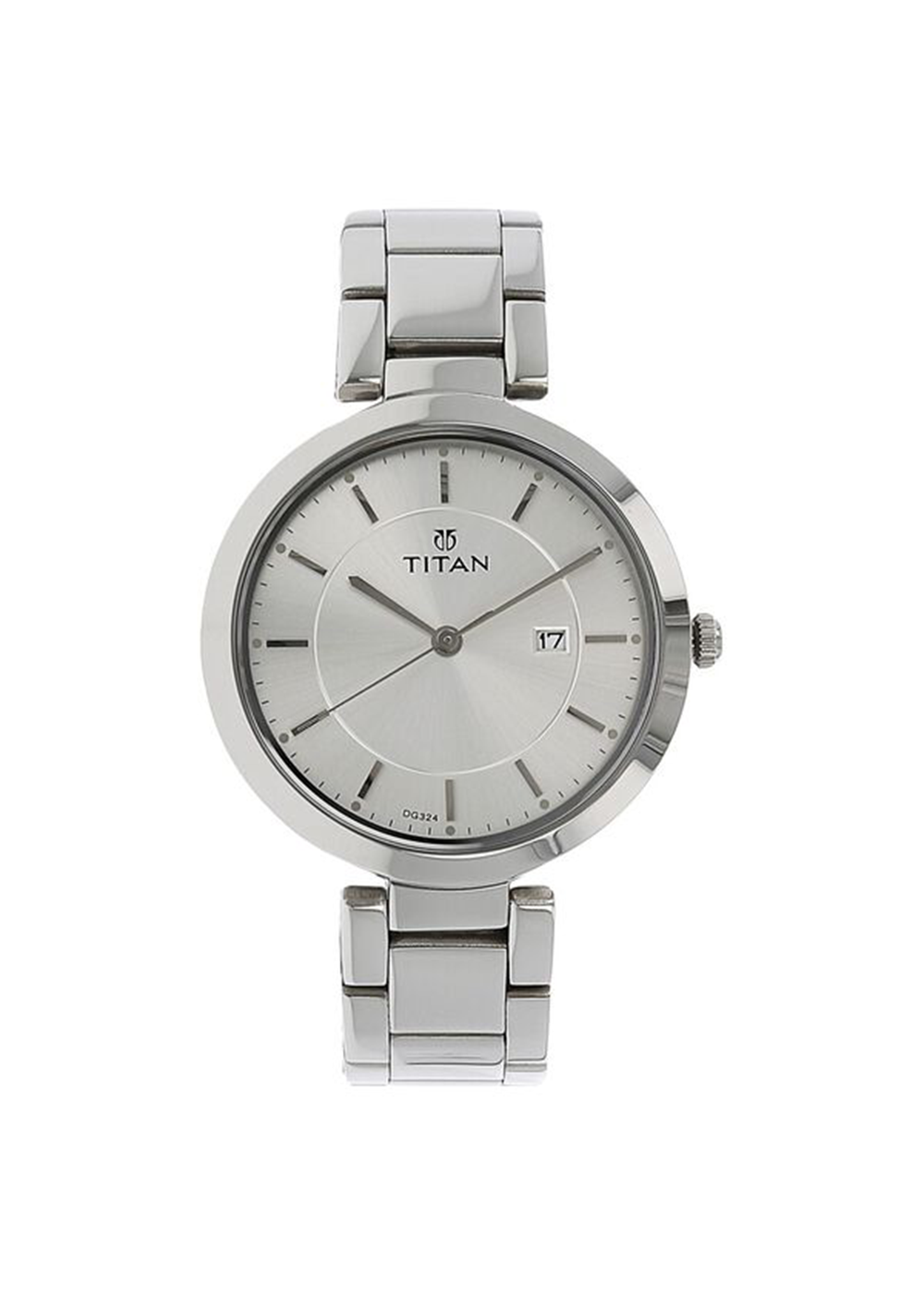 Titan Workwear Silver Dial  Watch For Women