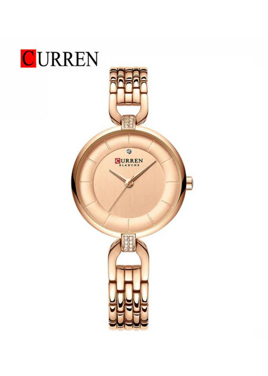 Curren Women's Rose Gold Color Watch