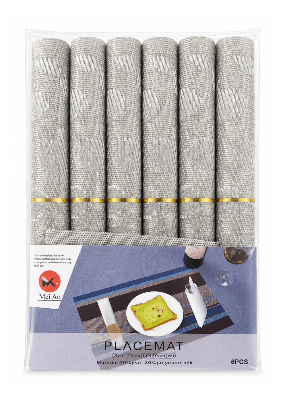 Dining Table Place Mats - 6pcs