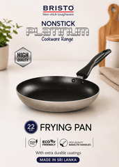 Bristo Platinum Frying Pan - 22CM