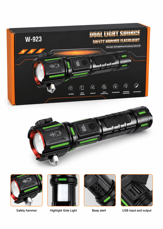 Safety Hammer Flashlight - W923