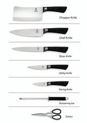 Premium Kitchen Knife Set - 8 PCS