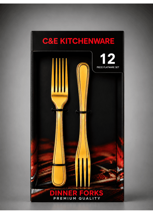 Luxury Dinner Forks Set – 12PCS