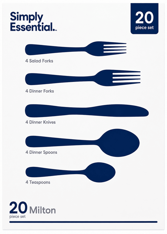 Simply Essential 20 Piece Milton Cutlery Set