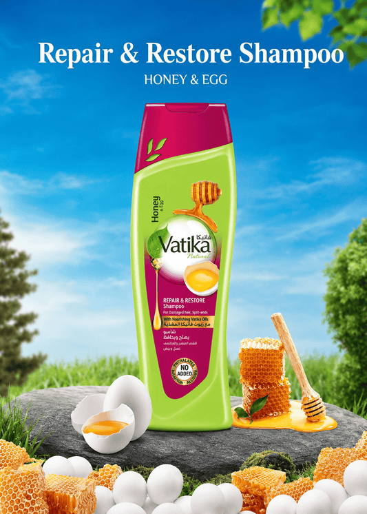 Vatika Naturals Repair And Restore Shampoo - 400ml