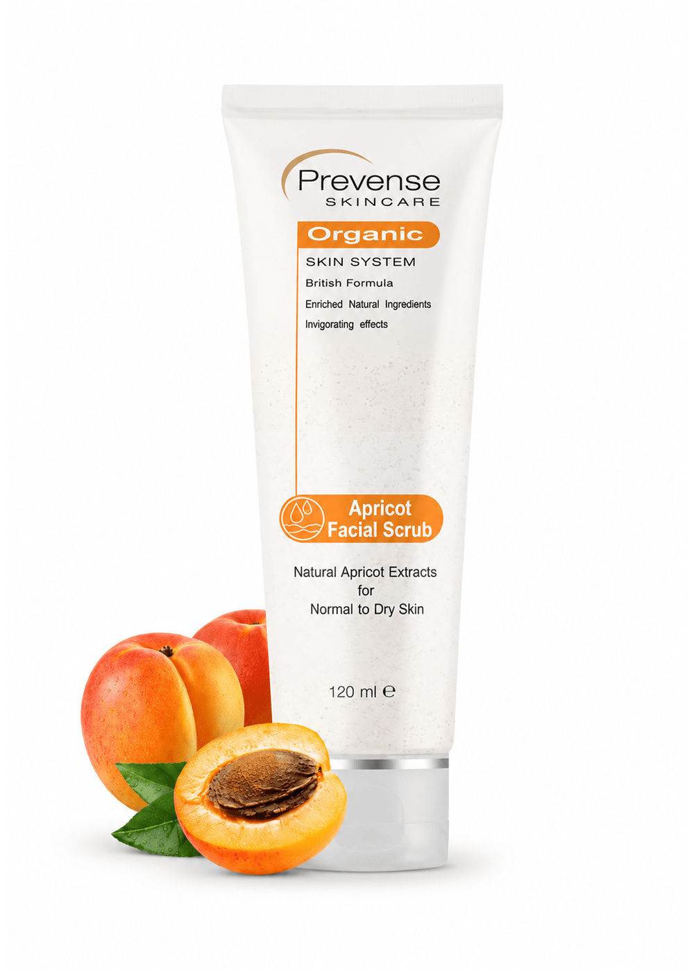 Prevense Apricot Facial Scrub Normal To Dry Skin - 120ml