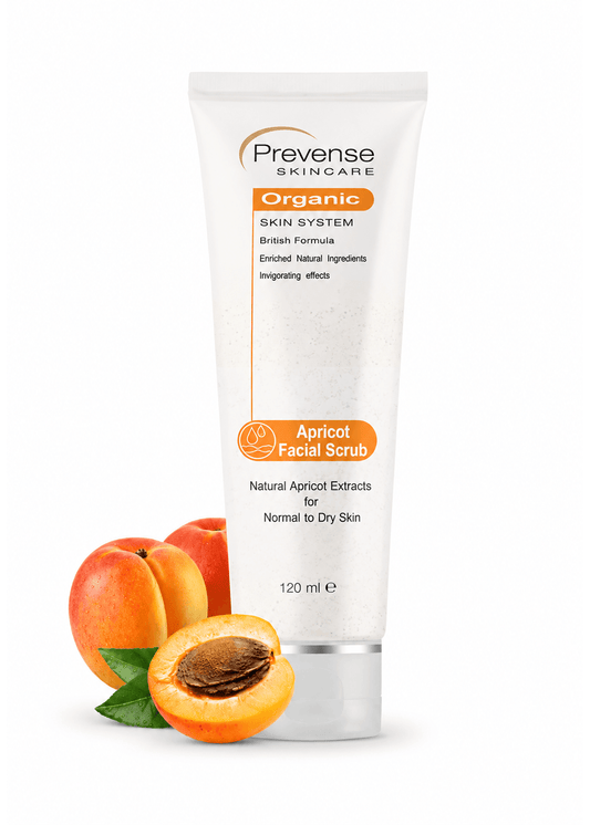 Prevense Apricot Facial Scrub Normal To Dry Skin - 120ml