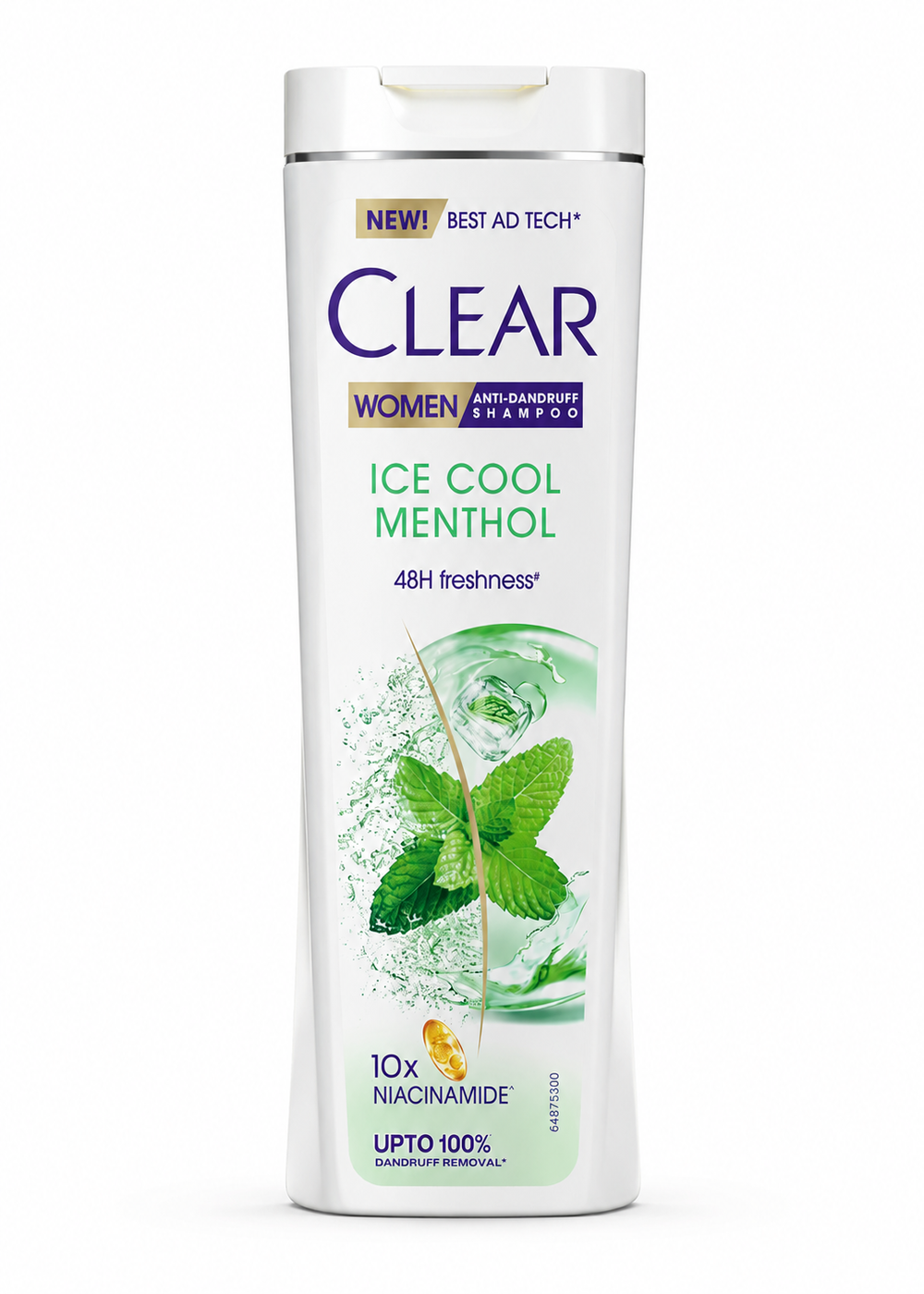 Clear Ice Cool Menthol Shampoo - 180ml