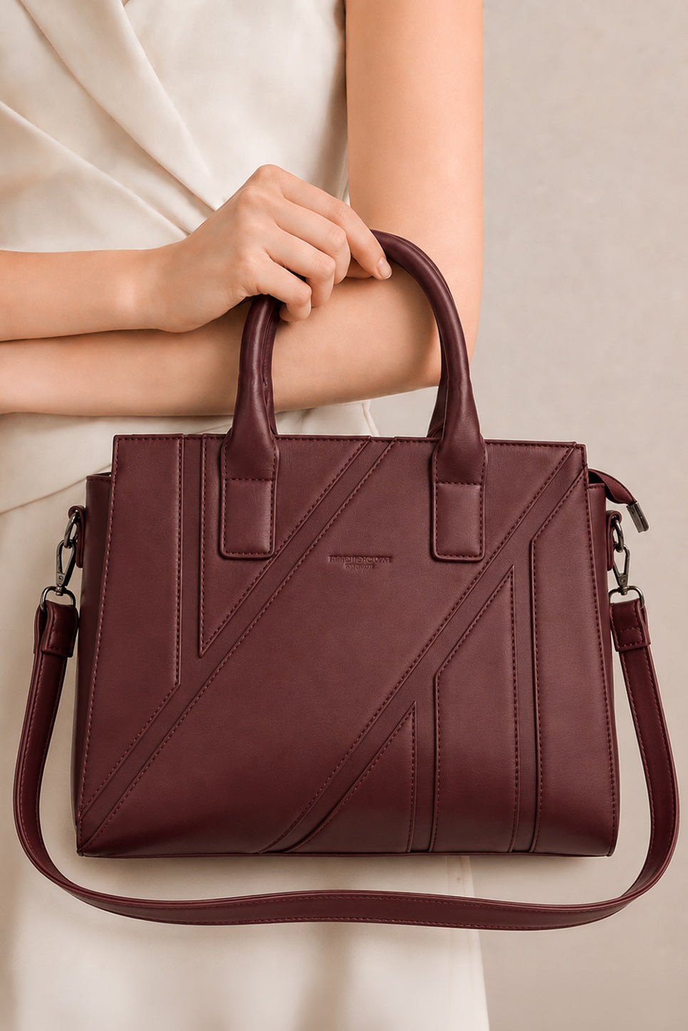 Imported Leather Hand Bag