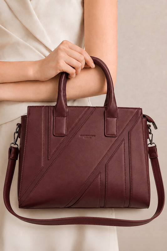 Imported Leather Hand Bag