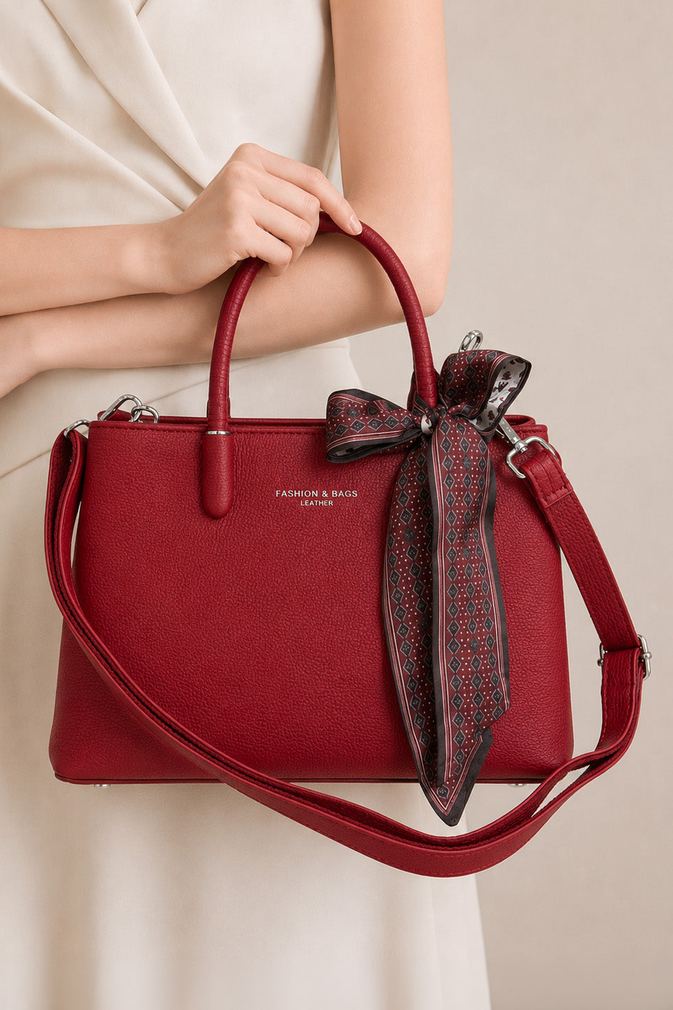 Imported Leather Hand Bag
