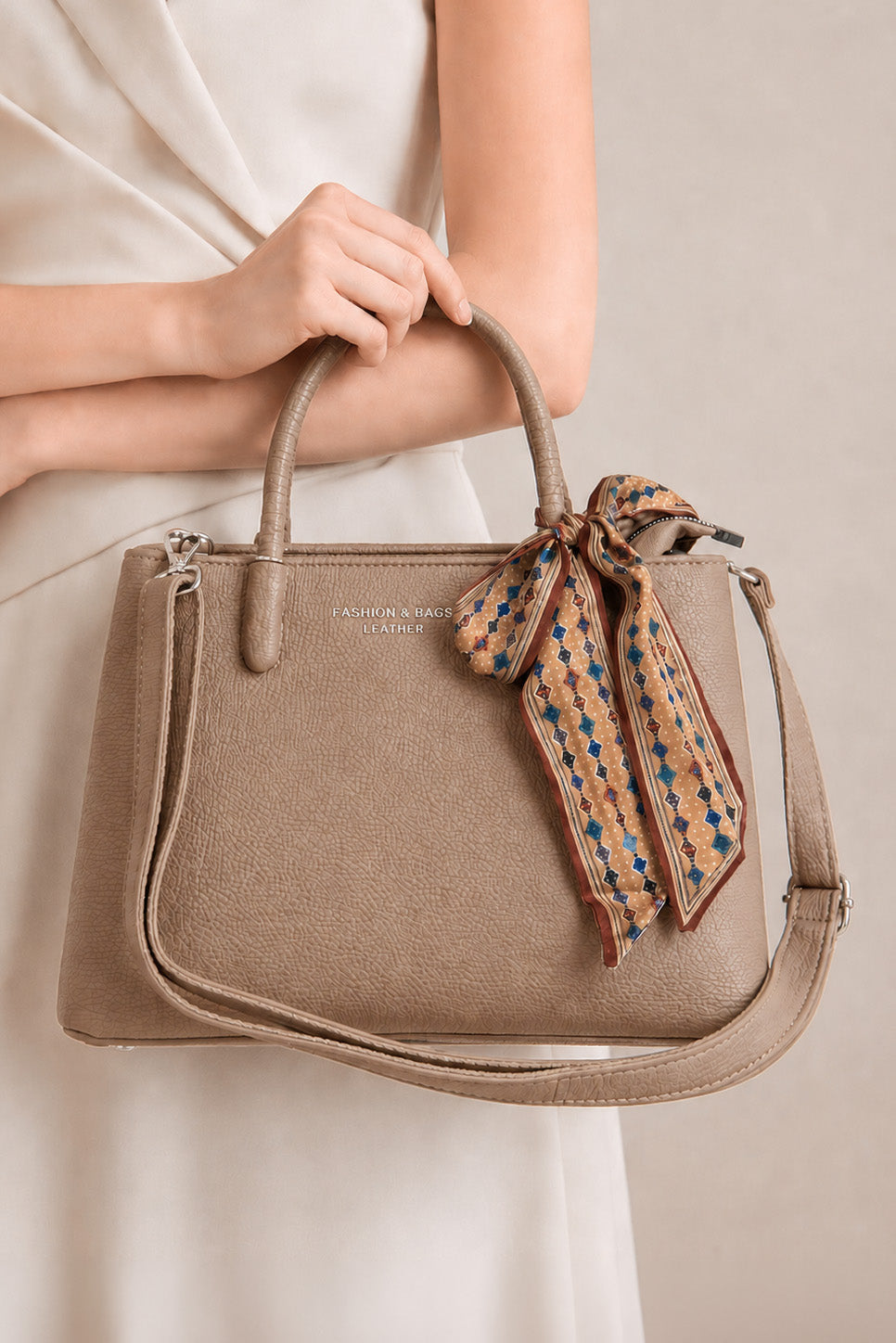 Imported Leather Hand Bag
