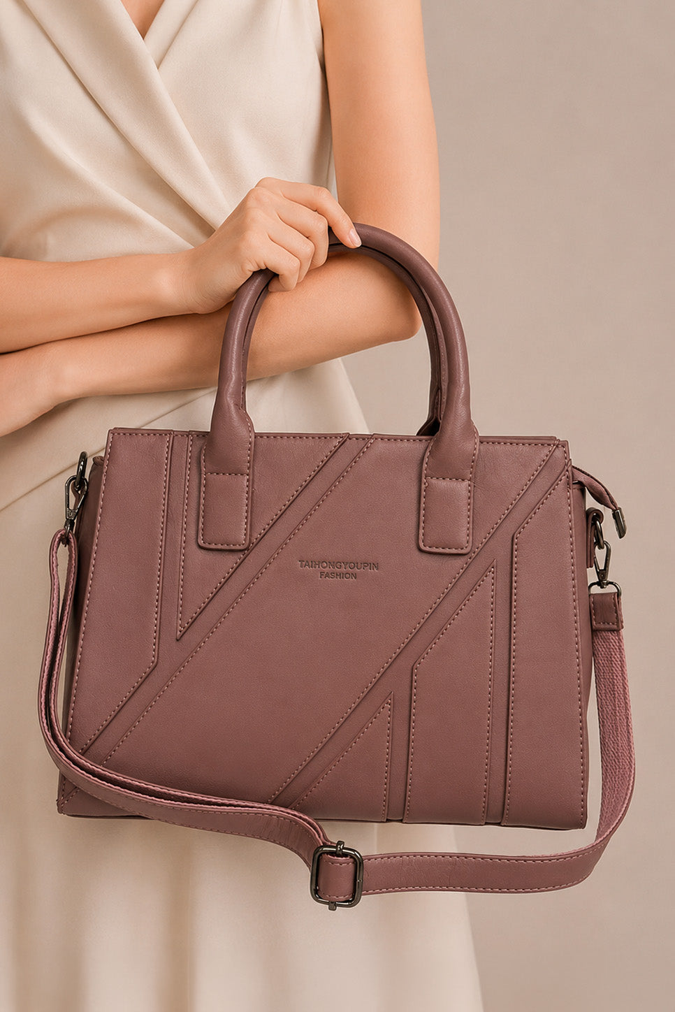Imported Leather Hand Bag