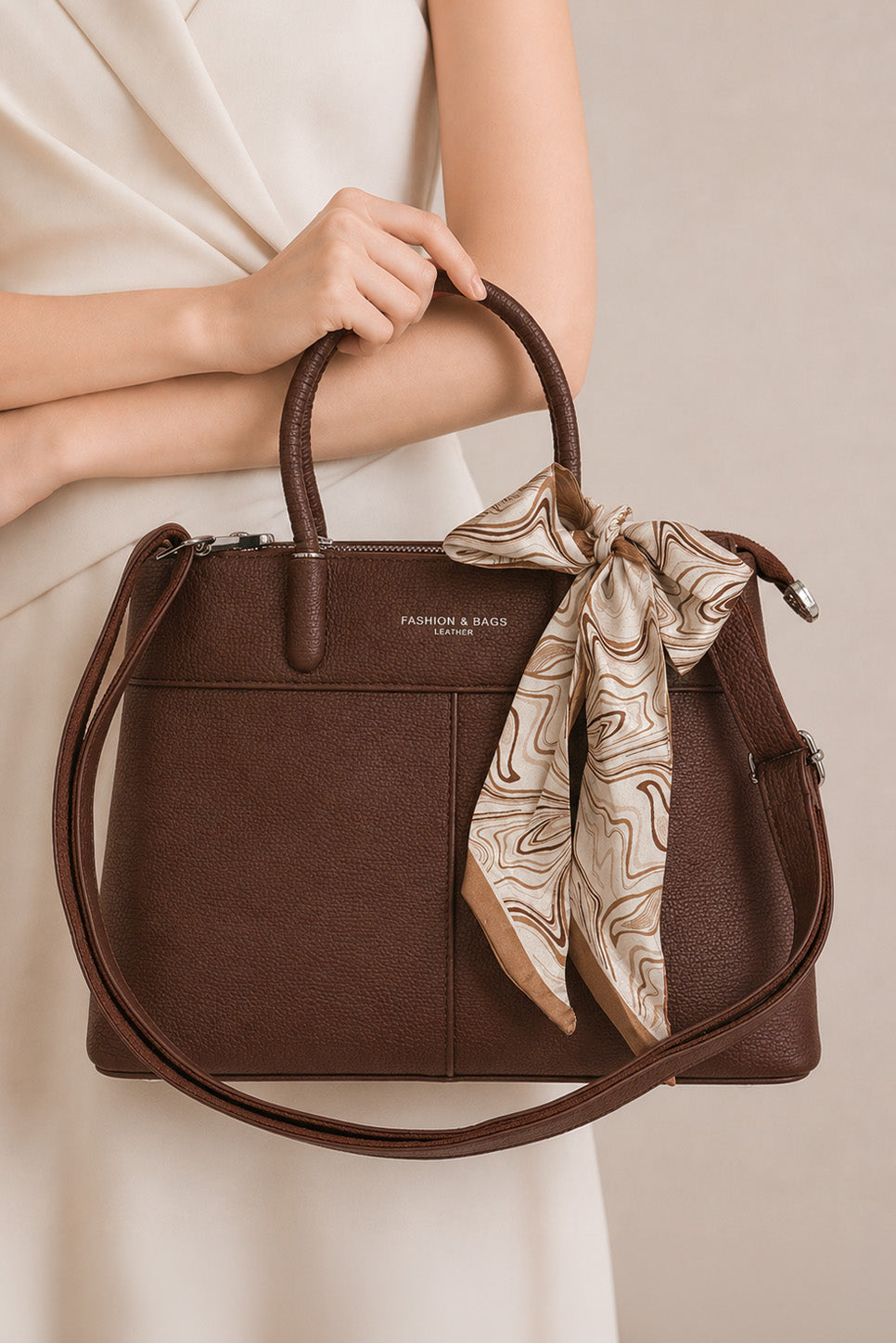 Imported Leather Hand Bag