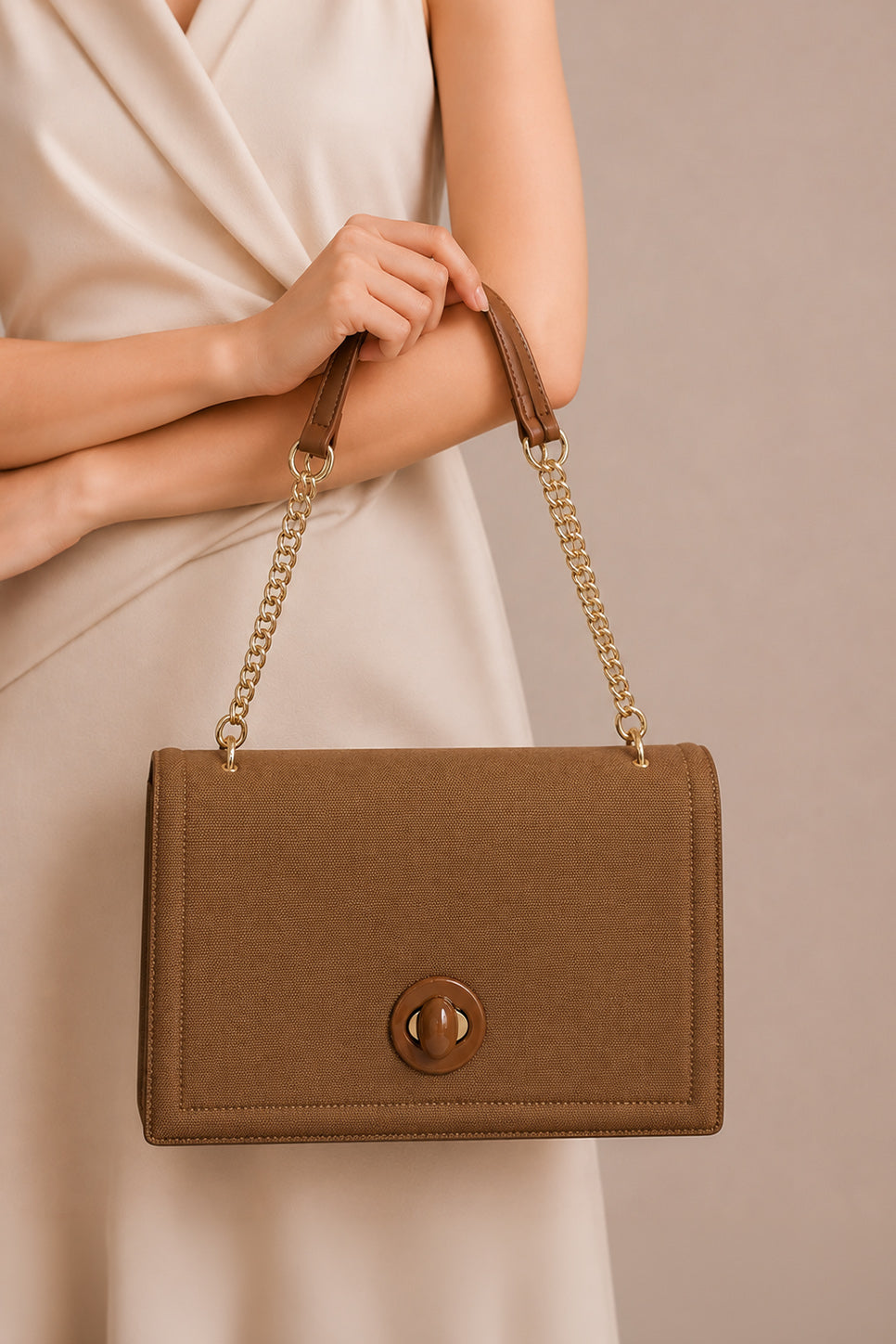Imported Leather Hand Bag
