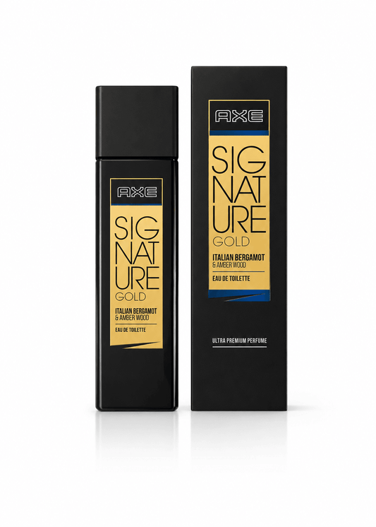 AXE Signature Gold Italian Bergamot & Amber Wood Ultra Premium Body Perfume - 80ml