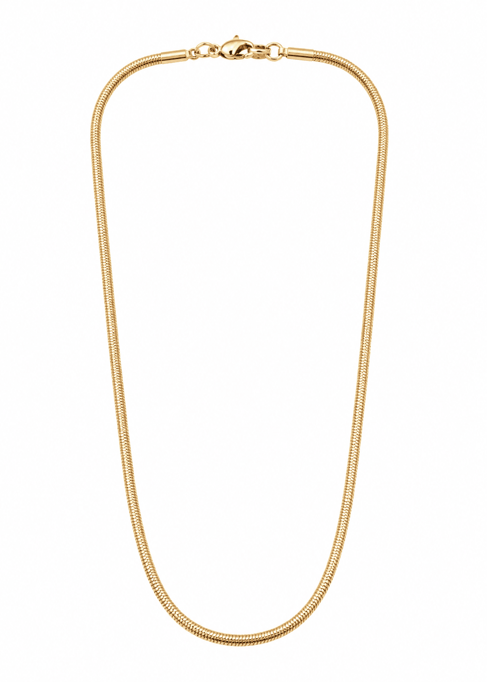 Men's Gold-Tone Snake Chain Necklace