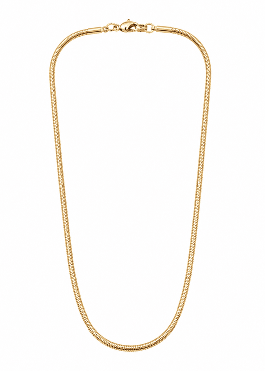 Men's Gold-Tone Snake Chain Necklace