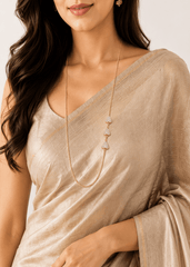 Elegant Gold Heart Chain Necklace