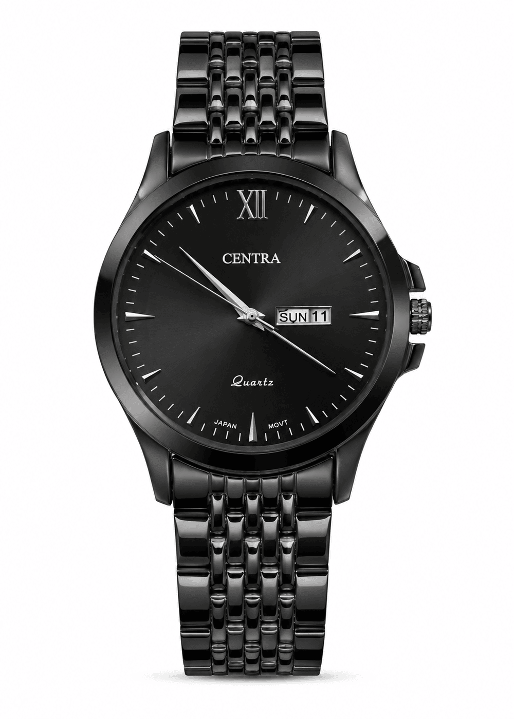 Centra Men's Black Quartz Watch