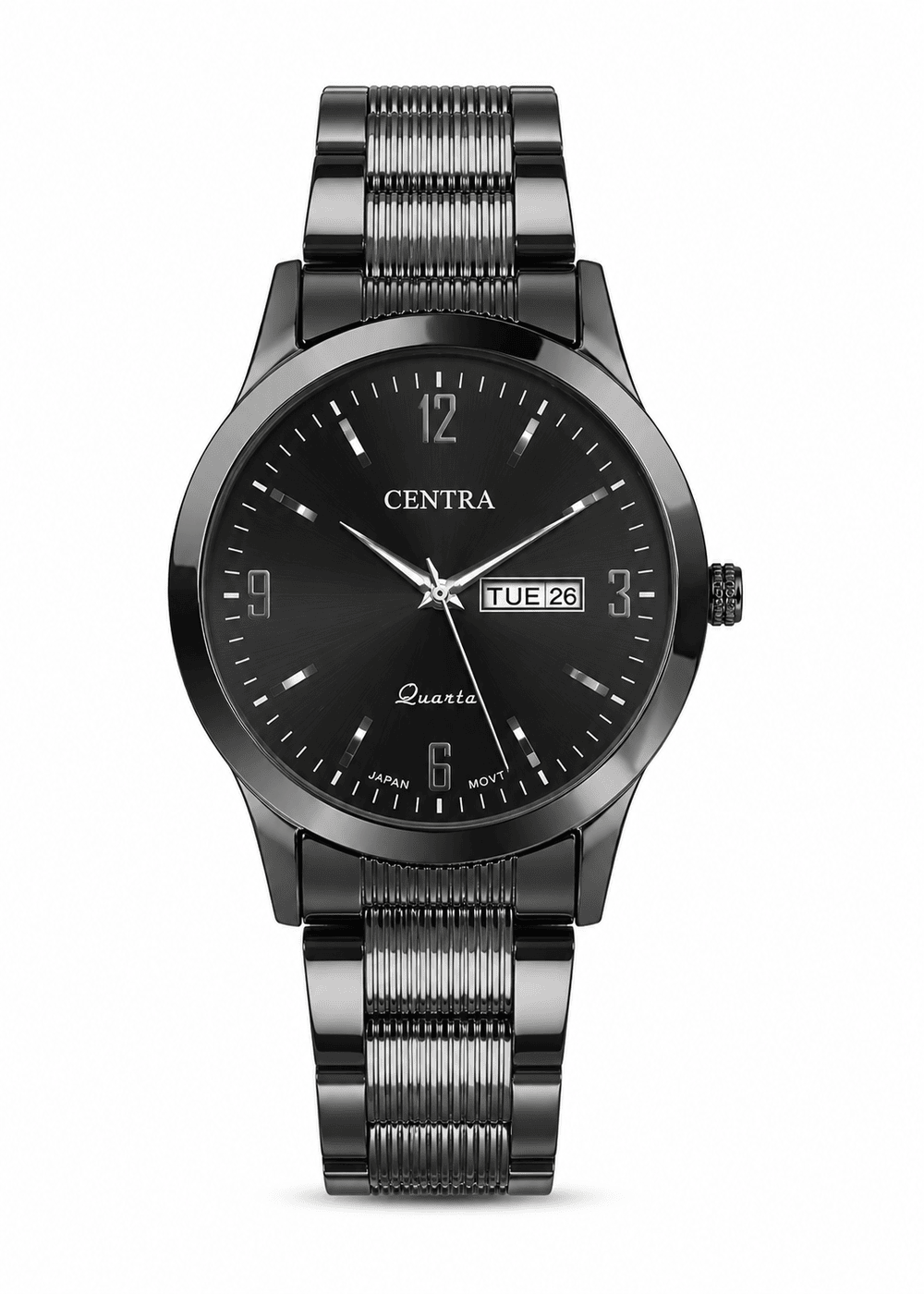 Centra Men's Premium Black Watch