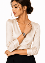 Ladies Quartz Watch – Gray Dial