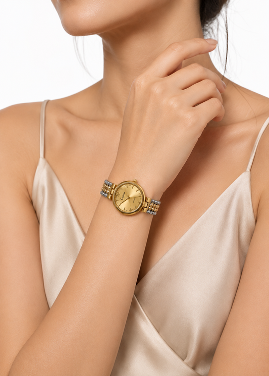 Citisan Ladies Quartz Watch – Gold & Silver
