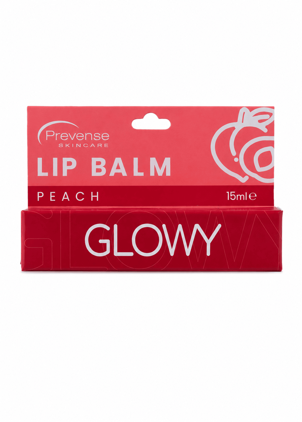 Prevense Glowy Lip Balm Peach 15ml