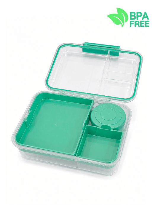 Compartment Lunch Box with Sauce Container | 1650ml BPA Free