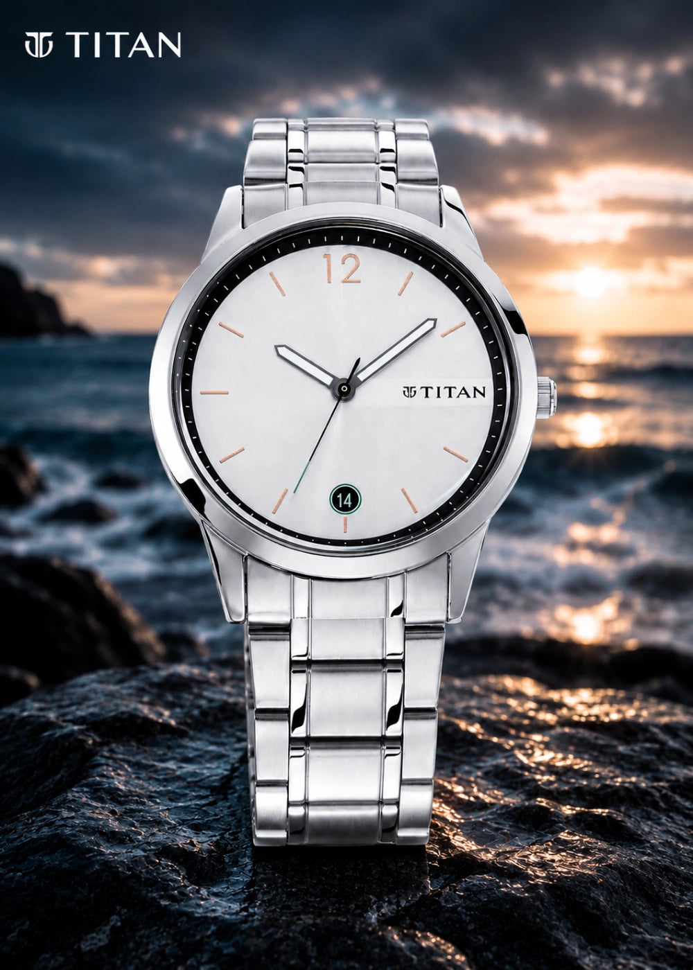 Titan Men's Watch - NT1806SM01