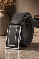 Trafford Men’s Belt Silver-tone metal buckle